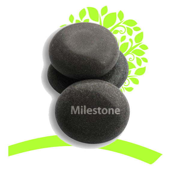 Etched Word Stones
